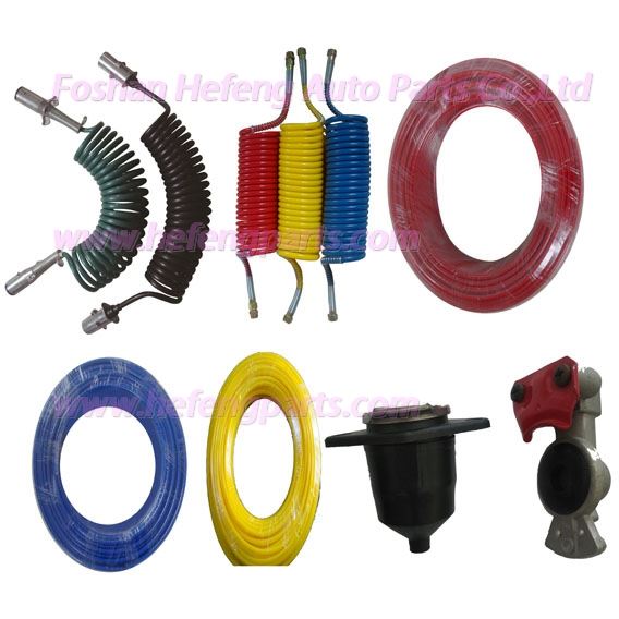 Seven-pin socket pipe and accessories